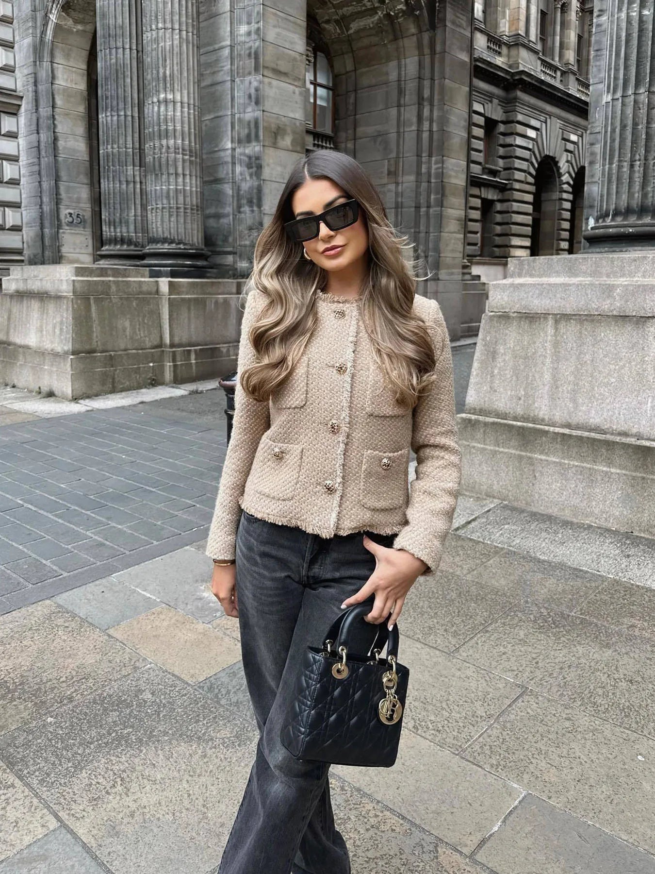 Melinda – Tweed-Blazer im klassischen Stil