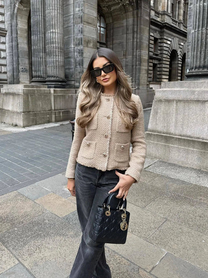 Melinda – Tweed-Blazer im klassischen Stil