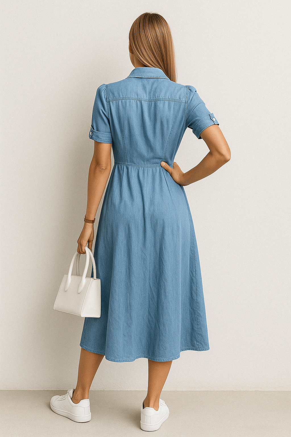 Rebekka – Jeans-Midikleid mit Stil
