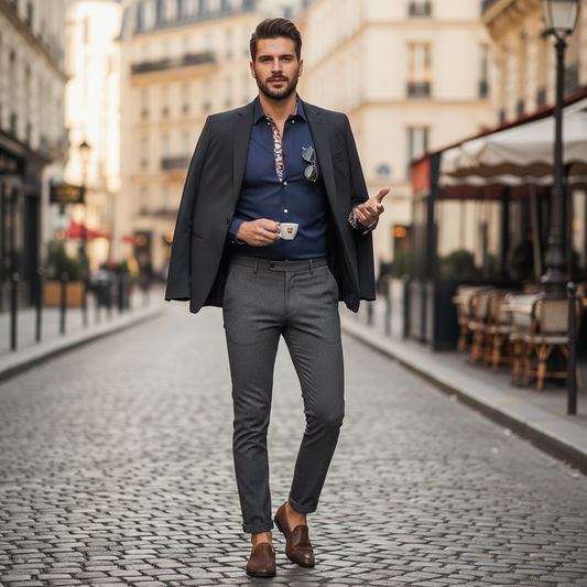 Adrien – Stilvolles Langarmhemd