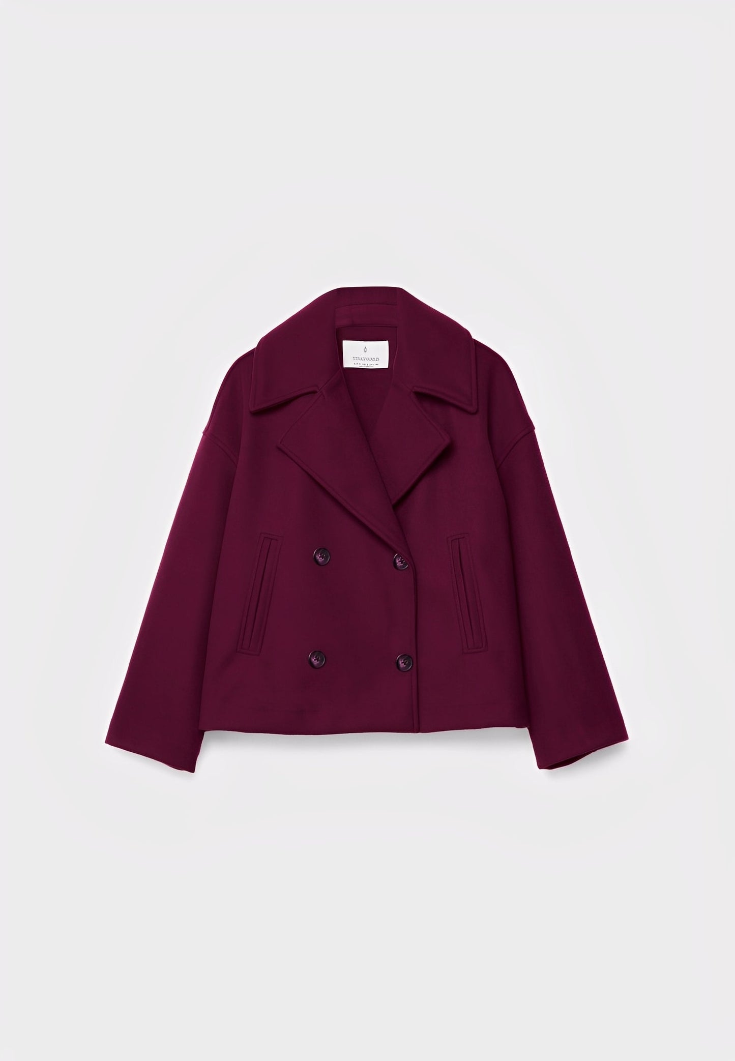 Claire – Kurze Edle Zweireihige Jacke