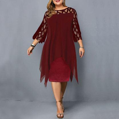 Harper – Midi-Kleid in Plus Size
