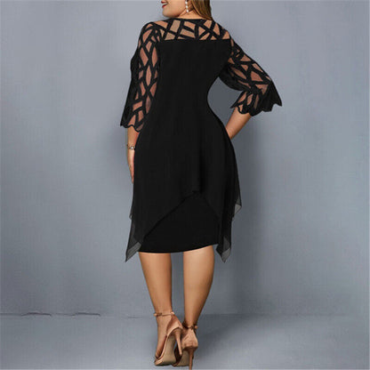 Harper – Midi-Kleid in Plus Size