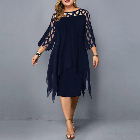 Harper – Midi-Kleid in Plus Size
