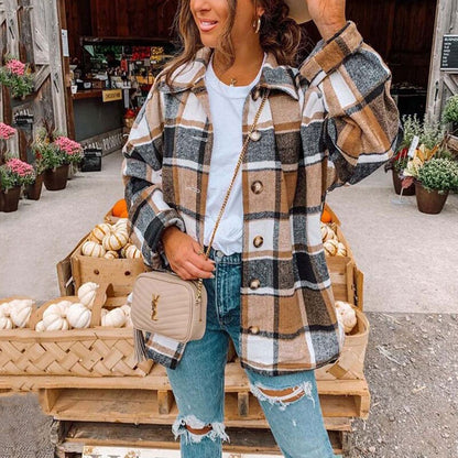 Anna – Oversize Flanellhemd im Trend