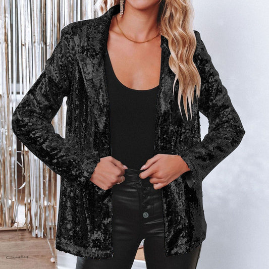 Cora – Eleganter Paillettenblazer