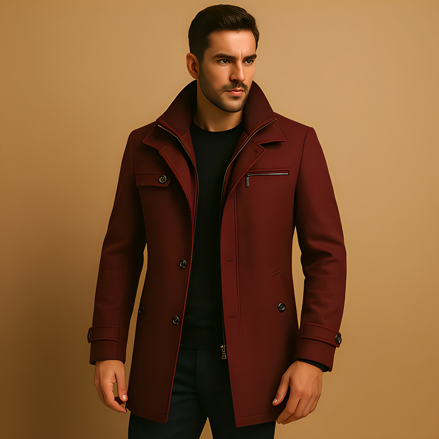 Aldus - Wasserdichte Herren-Winterjacke