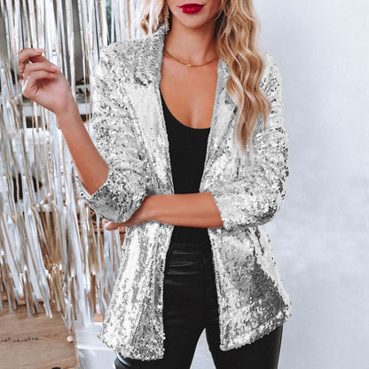 Cora – Eleganter Paillettenblazer