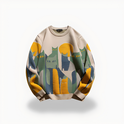 Ammon - Schwerer Strickpullover für Männer