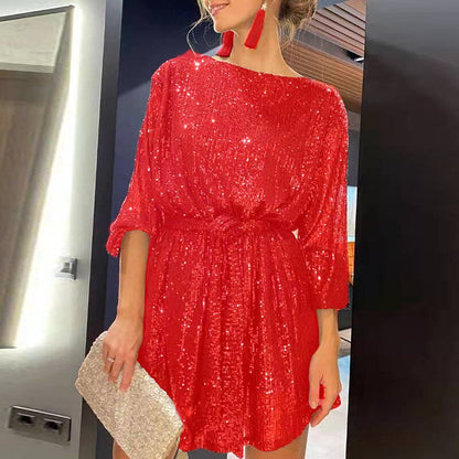 Kyno – Fließendes Mini Partykleid