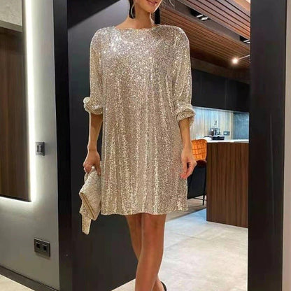 Kyno – Fließendes Mini Partykleid