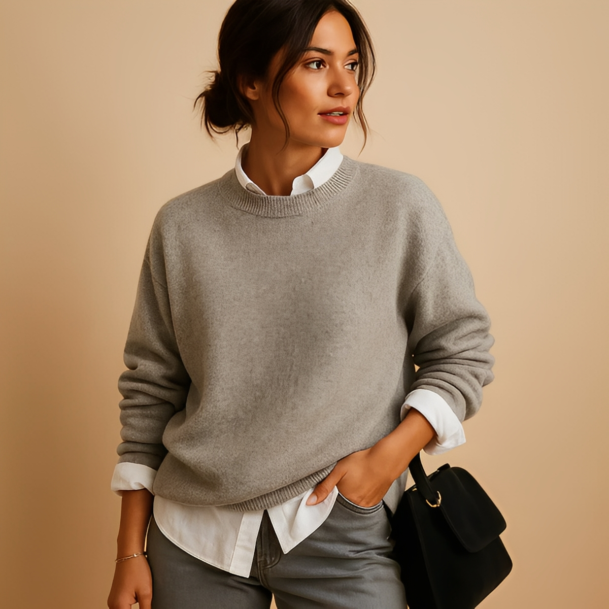 Annabele - Damen-Wollpullover für den Winter