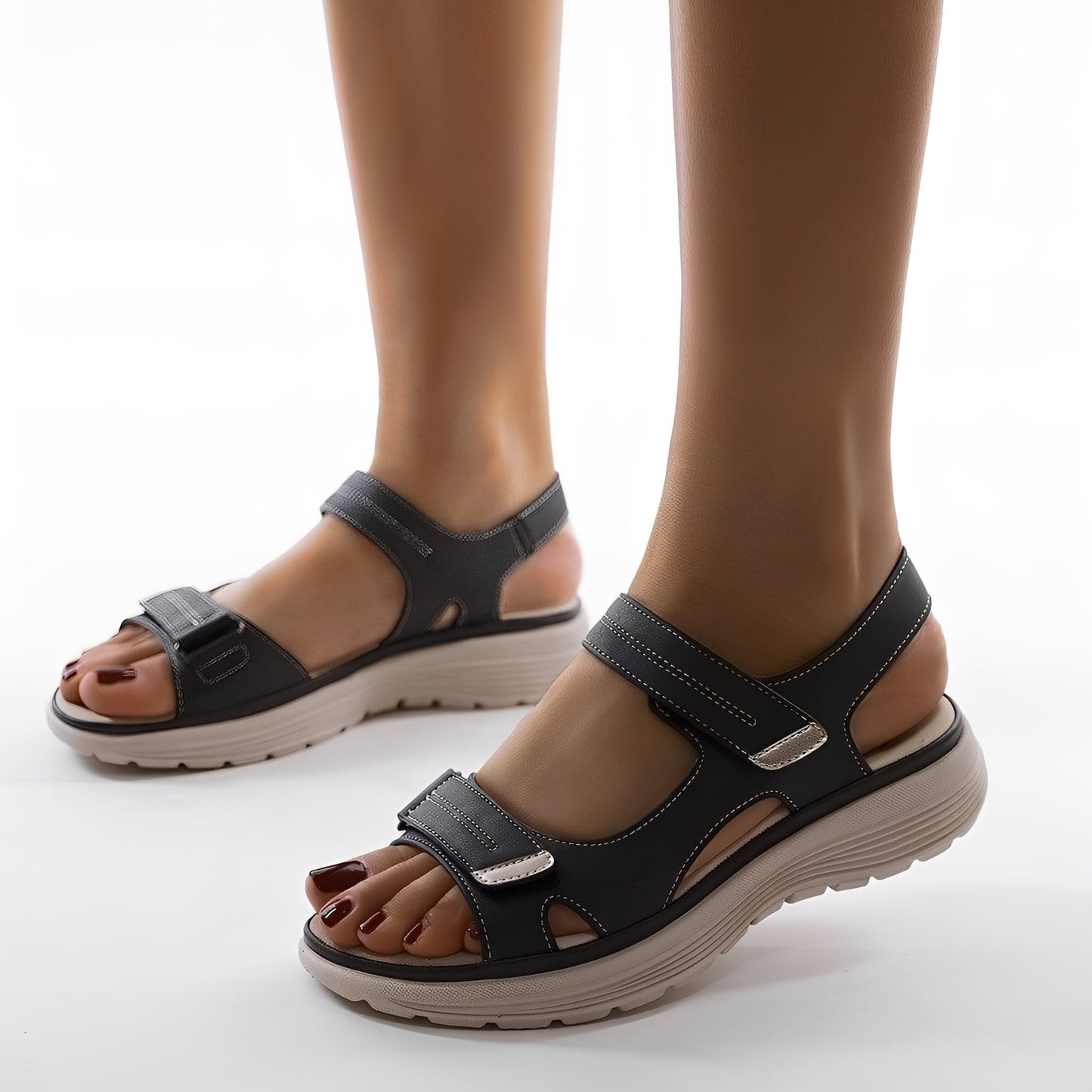 Alizette - Doppelte Riemen Outdoor-Sandalen für Damen
