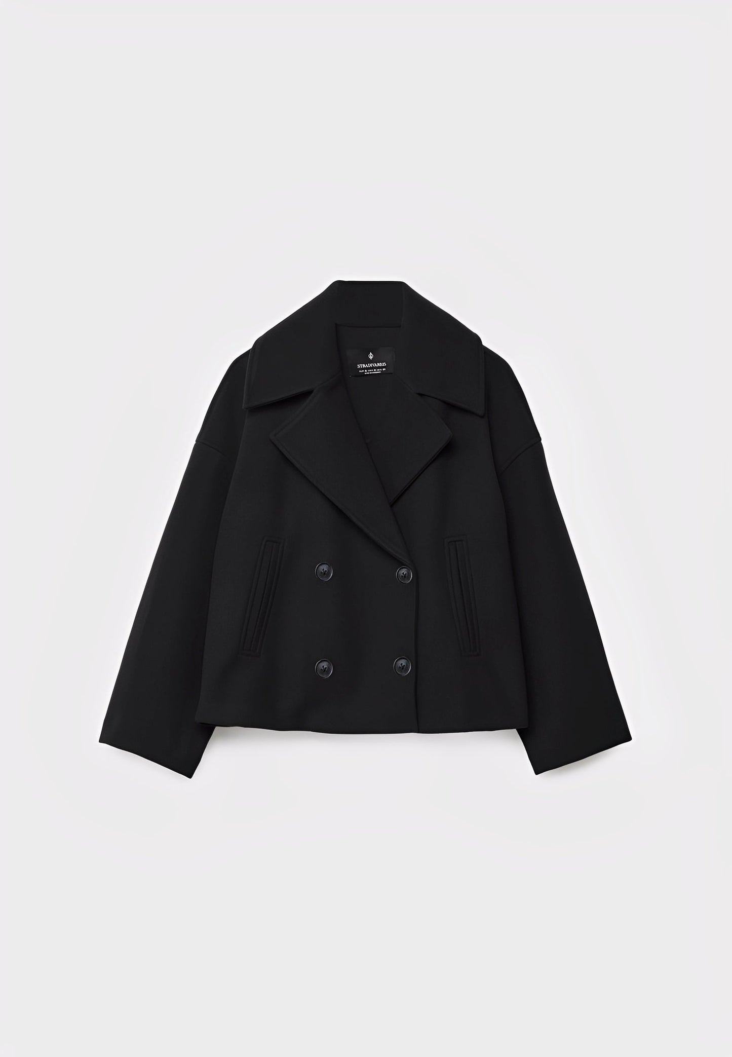 Claire – Kurze Edle Zweireihige Jacke